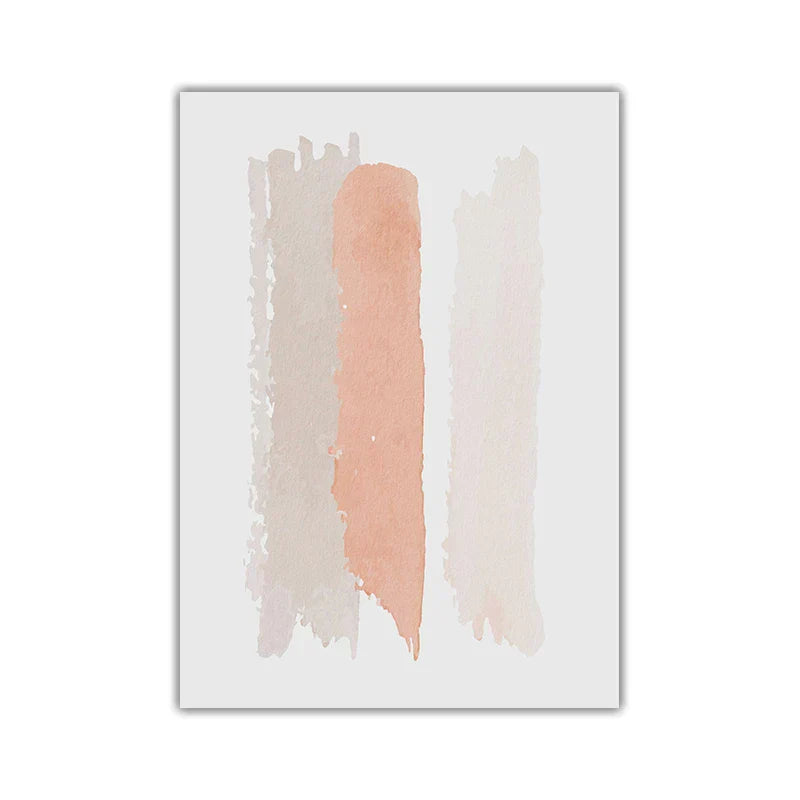 Minimalist Pastell Aquarell Veggkunst Fine Art Lærredsutskrifter Moderne Abstrakt Nordiske Bilder For Stue Soverom Kunst Dekor | Skanto