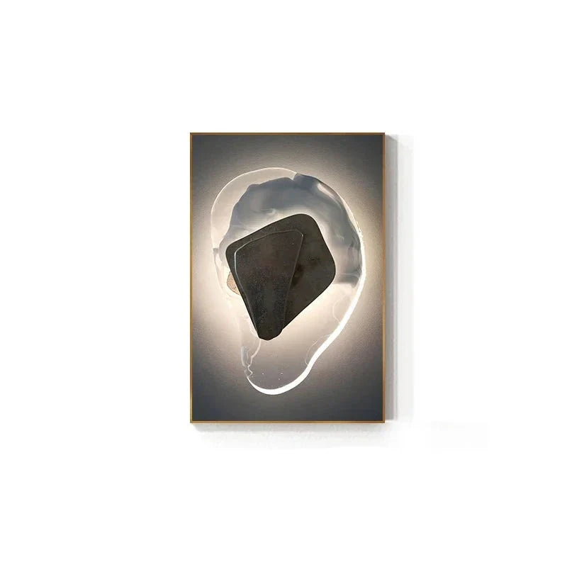 Moderne Estetikk Abstrakt Geometri Veggkunst Fint Kunst Lerret Utskrifter Bilder For Luksus Leilighet Stue Spisestue Inngang Foyer Kunst Dekor | Skanto