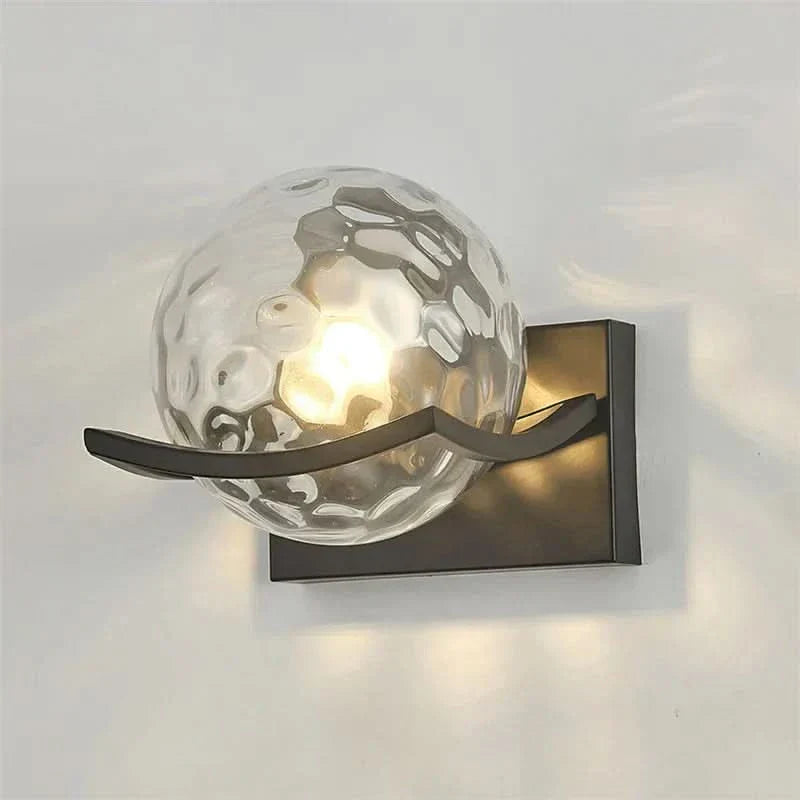 Skanto | Moderne LED Vegglampe med Glasspanel