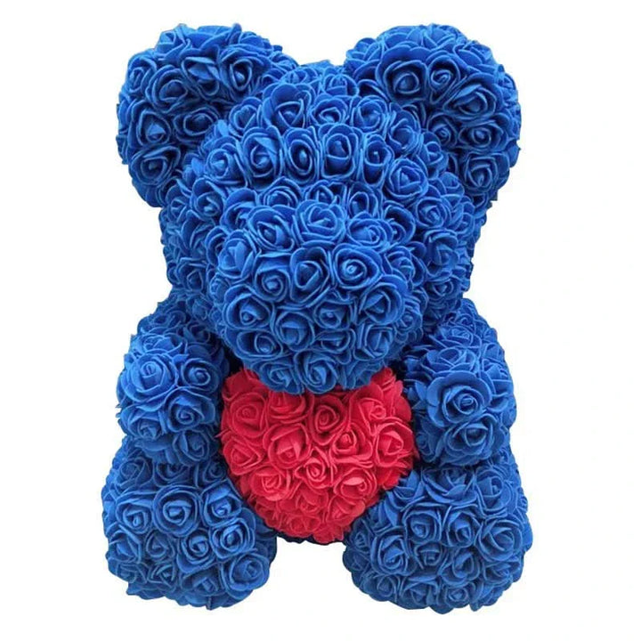 Skanto | Rose Teddy Bear with Handmade Foam Roses – 40cm