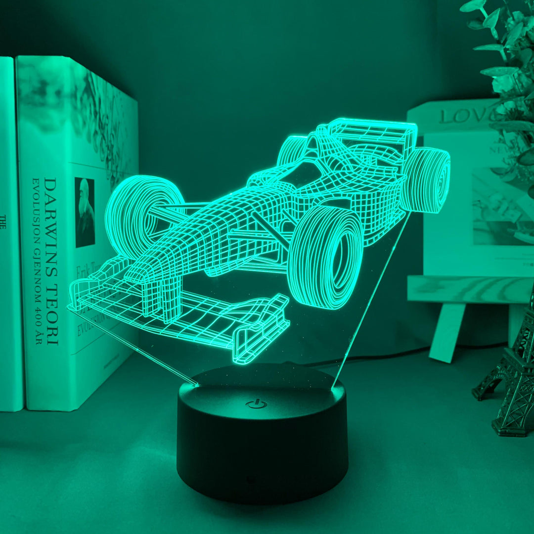 Skanto | Formel-1-3D-Illusjonslampe med fargemodus