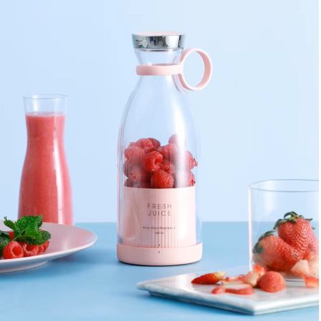 Skanto | Bærbar Elektrisk Trådløs Juicer Blender – 350ML Reisevennlig Smoothie Maker