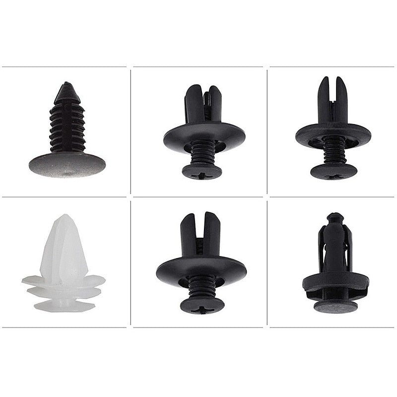 100stk Auto Festepinne Rive Bumper Bil Klips Sett | Skanto