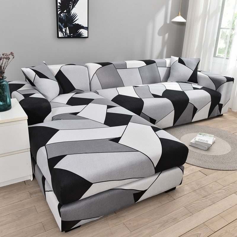 Moderne Skli-sikre Fargerik Elastisk Sofatrekk | Skanto