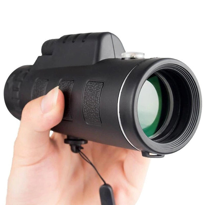 Skanto | Starscope HD Monokular – Høytytende Vanntett Teleskop med Smartphone Holder & Stativ