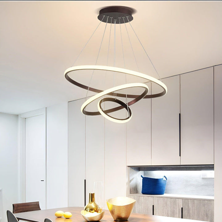 LED-pendellampe med sfærisk design – Moderne og elegant | Ideell for stue eller spisestue