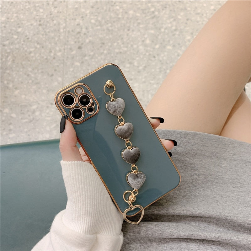 Skanto | Precious Metal Heart iPhone-deksel