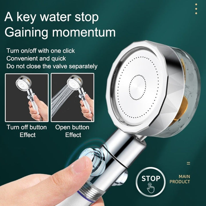 Skanto | Ober® Vannbesparende Flow 360° svingende høytrykksdusj, med luksuriøs emballasje