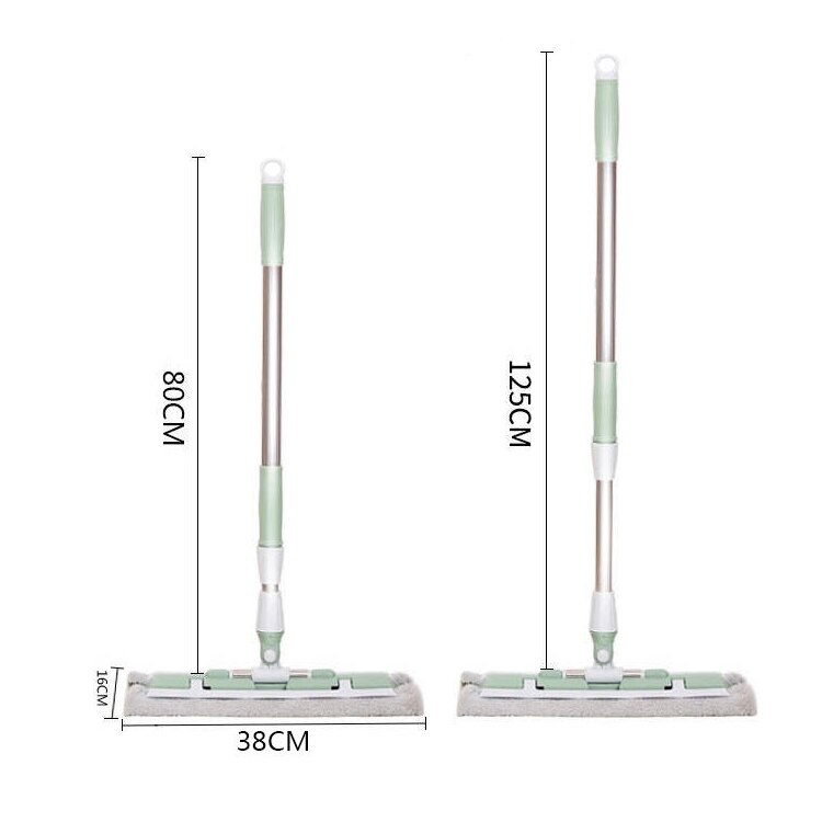 360 Grad Teleskopisk Stor Flat Mop | Skanto