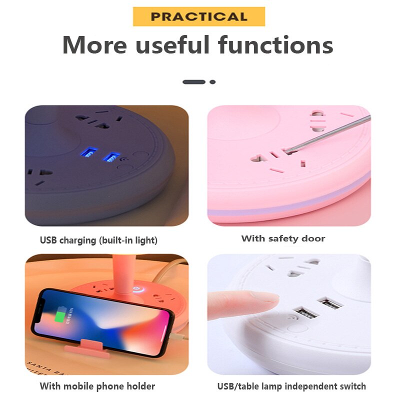 Multi Power Strip Phone Holder TaSkantoe Lampe | Skanto