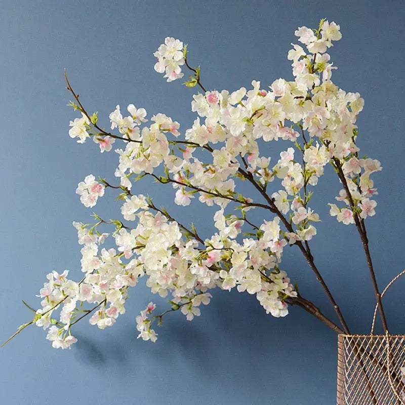 Skanto | Kunstig Kirsebærblomst Gren - 109 cm Silke blomster