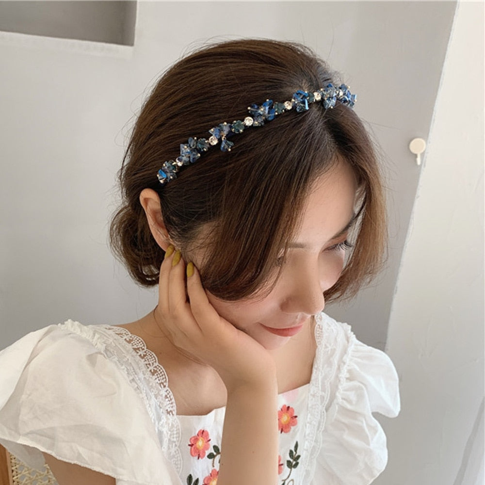 Skanto | Sofistikert Glitrende Rhinestone Krystall Hårbånd