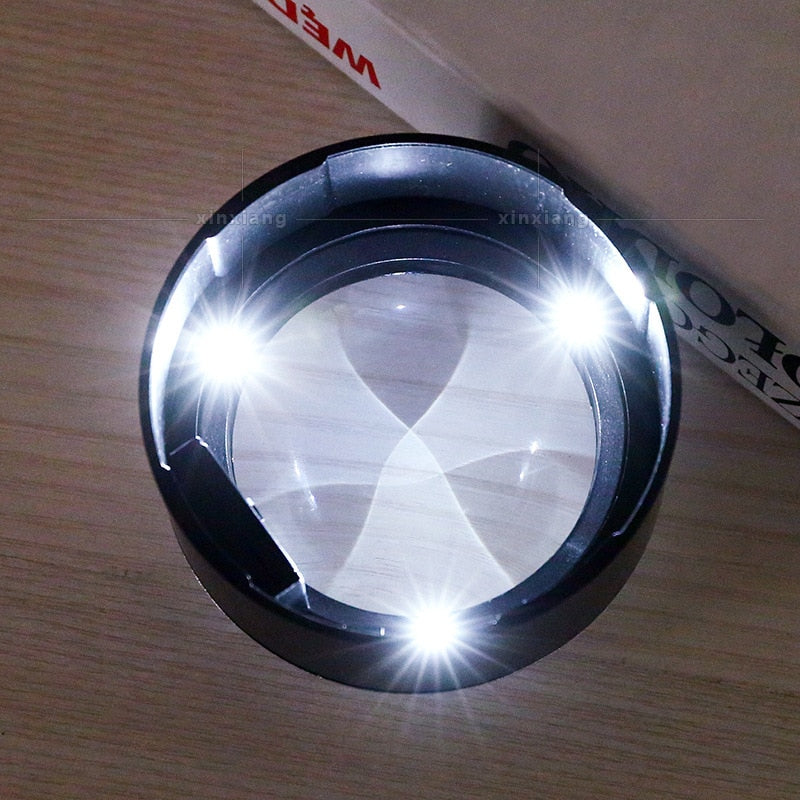 LED Lesebriller Forstørrelsesglass | Skanto