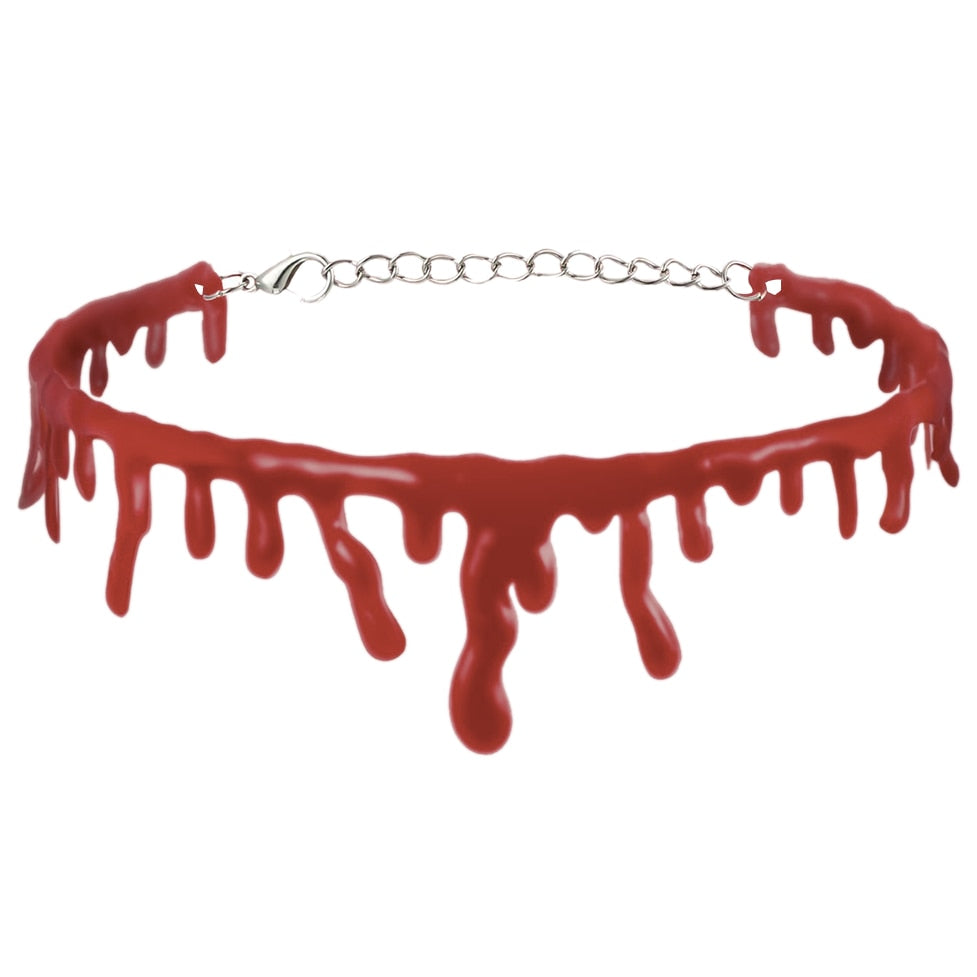 Skanto | Fake Blood Drip Halloween Halskjeder