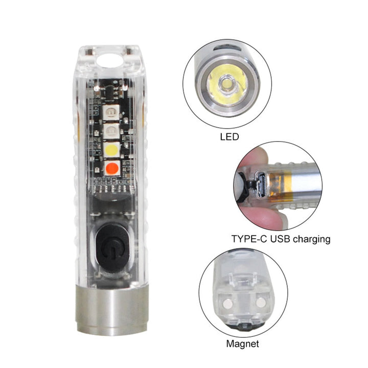 Mini LED Nøkkelring Lommelykt | Skanto