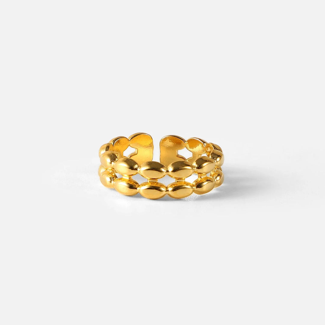Skanto | 18k Oval Perle Ring