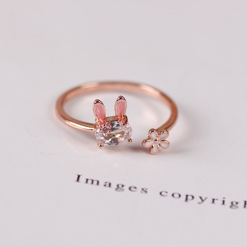 Skanto | Magic Radiant Rabbit Charm Ring