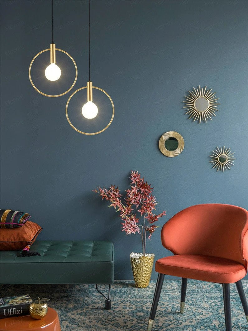 Moderne nordisk glass pendellamper