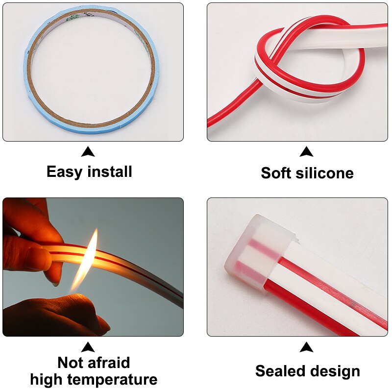 Skanto | Universell Fleksibel Bil Panser LED Lys