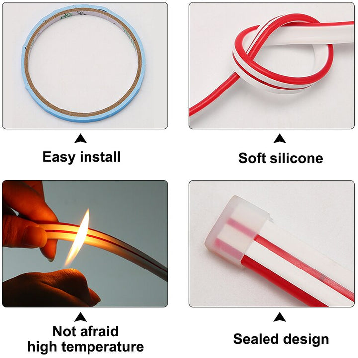Skanto | Universell Fleksibel Bil Panser LED Lys