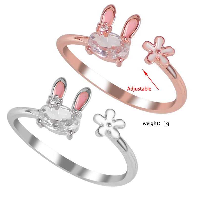Skanto | Magic Radiant Rabbit Charm Ring