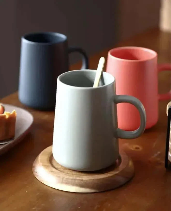 Skanto | Veldig stor steintøy kaffekopp