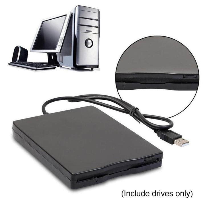 3.5" Ekstern Floppy Disk Stasjon | Skanto