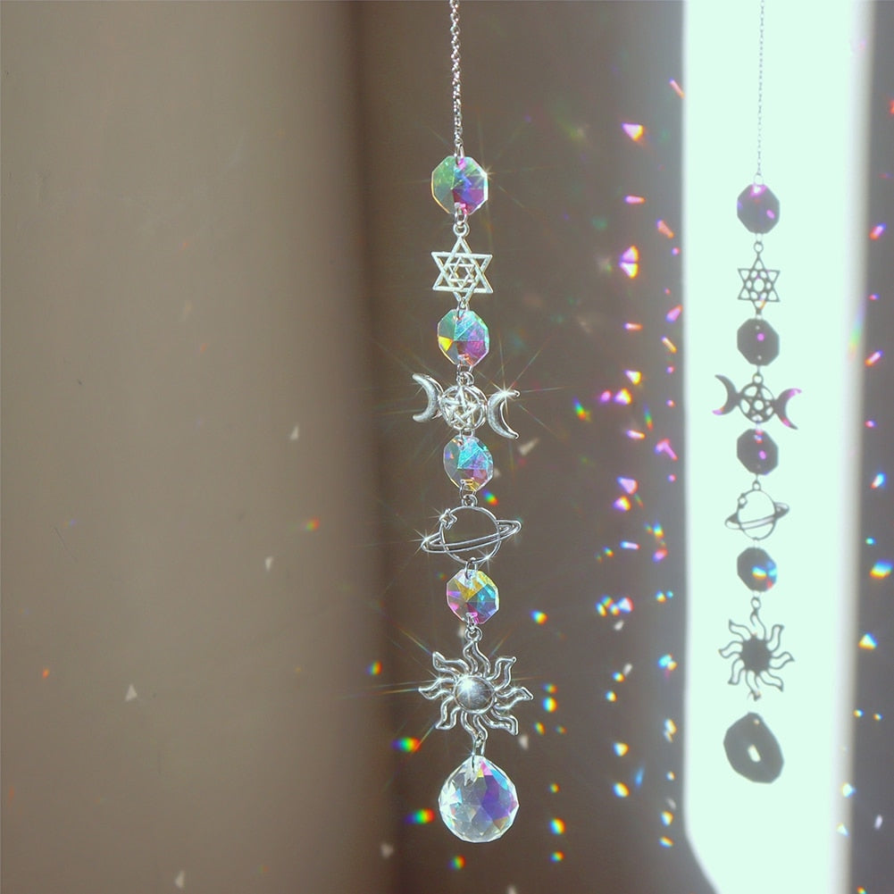 Dream Combo Symphony Crystal Vindklokke Måne Solfanger | Skanto