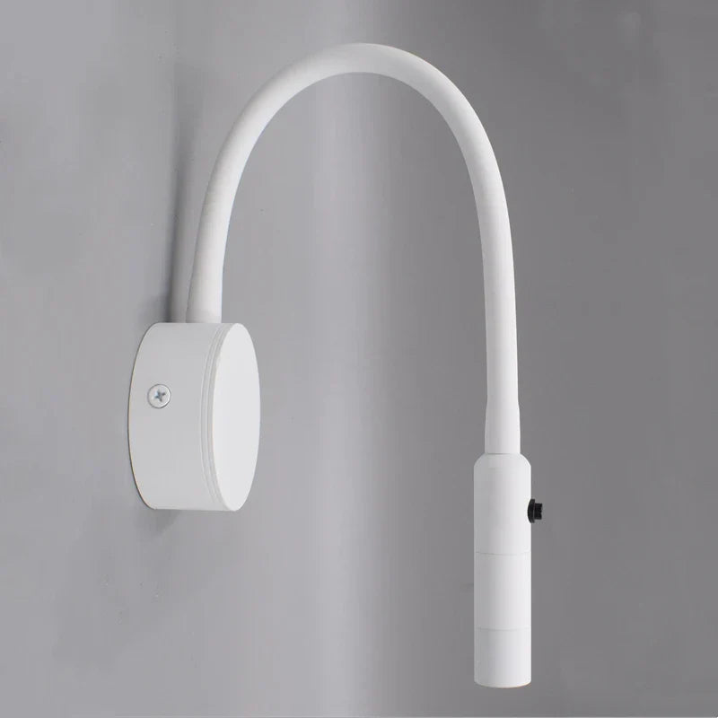 Skanto | Moderne Fleksibel LED Leselampe med Bryter for Soverom og Studie - 1W/3W