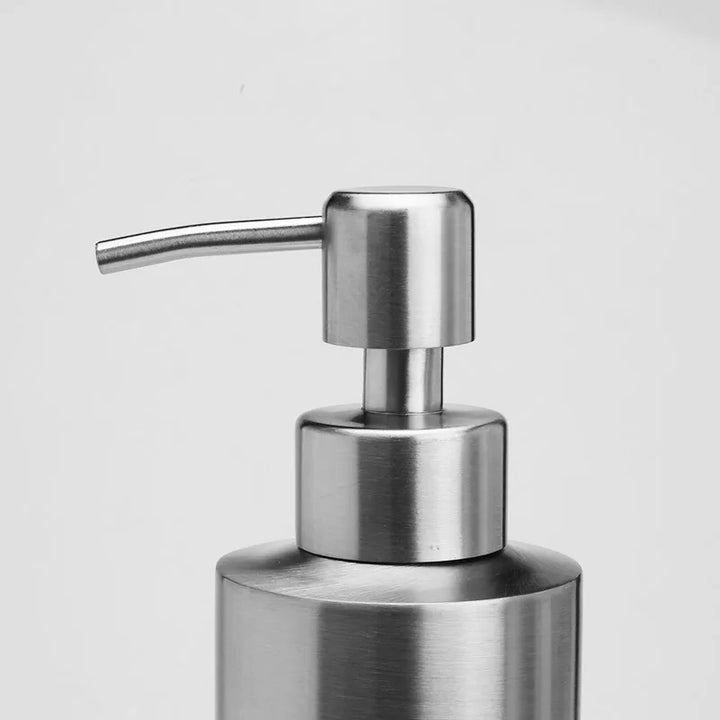 Skanto | Rustfritt stål flytende såpedispenser - Lotionpumpe for håndsåpe på kjøkken & bad, 250ml/350ml/550ml