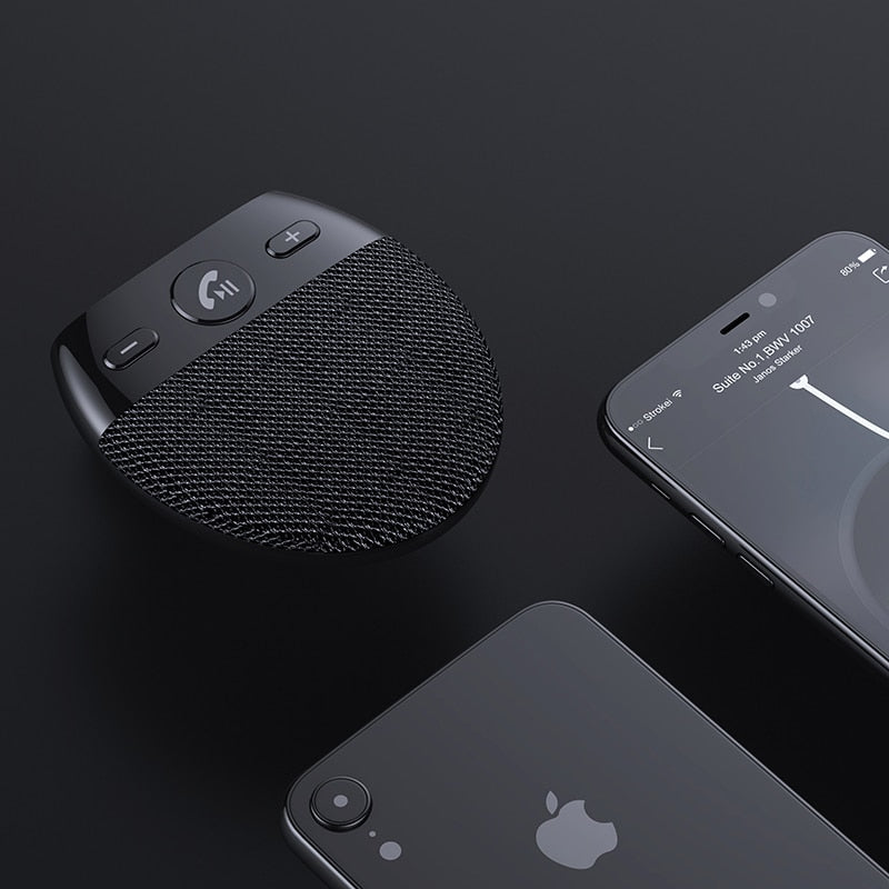 Skanto | Multipoint Trådløs Bluetooth Solskjerm Bil Høyttaler