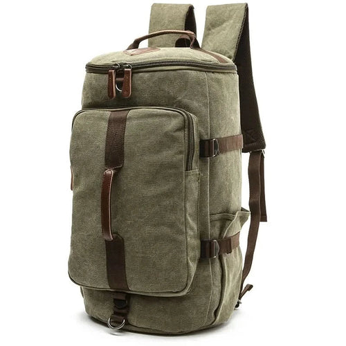 Skanto | Herre Canvas Duffel Bag for Reiser og Daglig Bruk