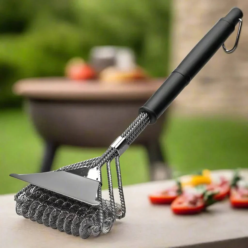 GrillMaster Borstenfreie Bürste – Sicher and effektiv für alle Grillroste