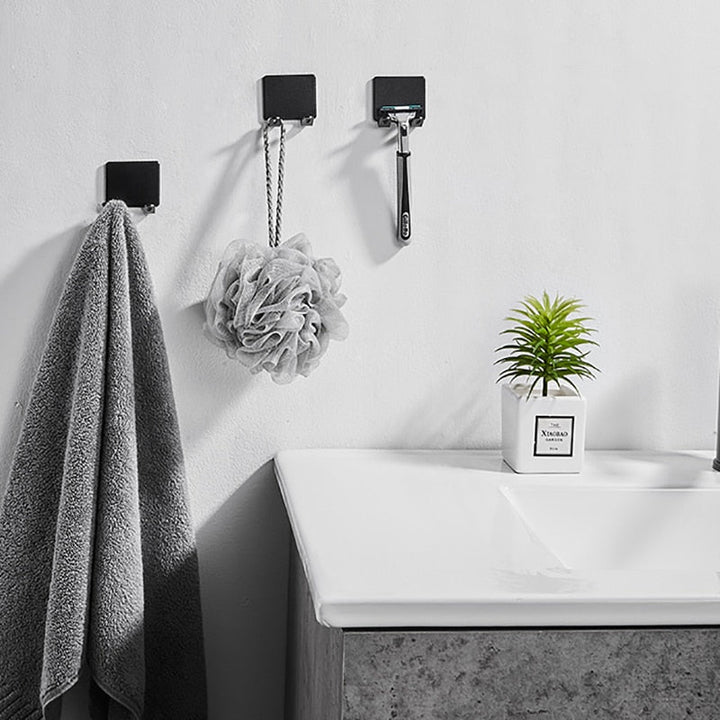 Skanto | Punch-fri Razor Holder Oppbevaringskrok (1/2/3 Biter) - Veggmontert Barberhylle for Menn til Badet