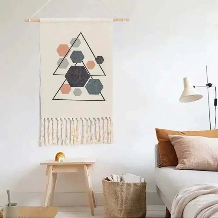 Skanto | Makrame Henge Bomulls Teppe