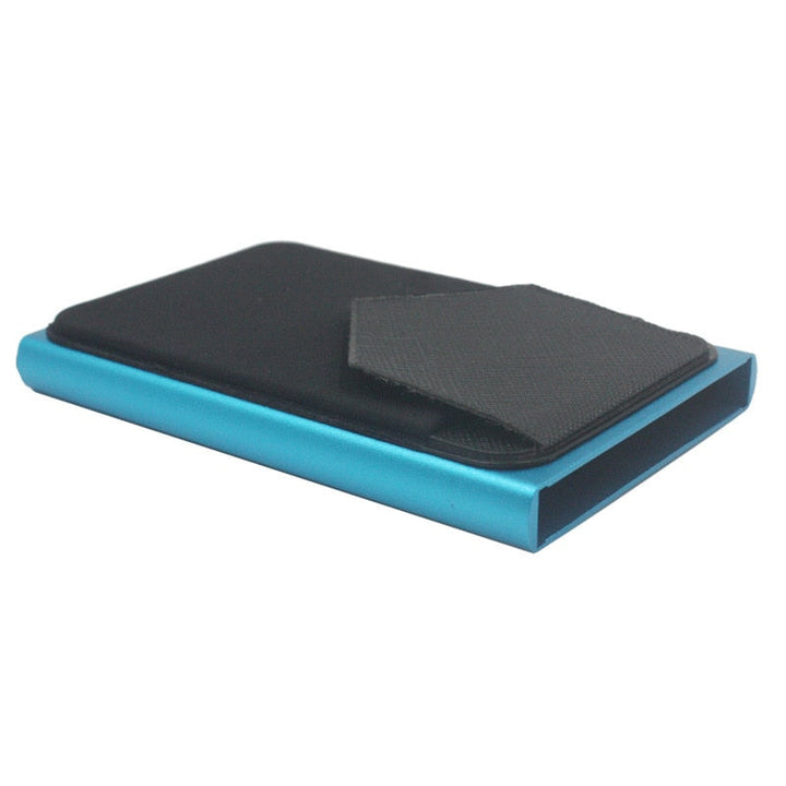 Skanto | Pop-Out Aluminium RFID Blokkerende Lommebok med Hurtigtilgang Skyver