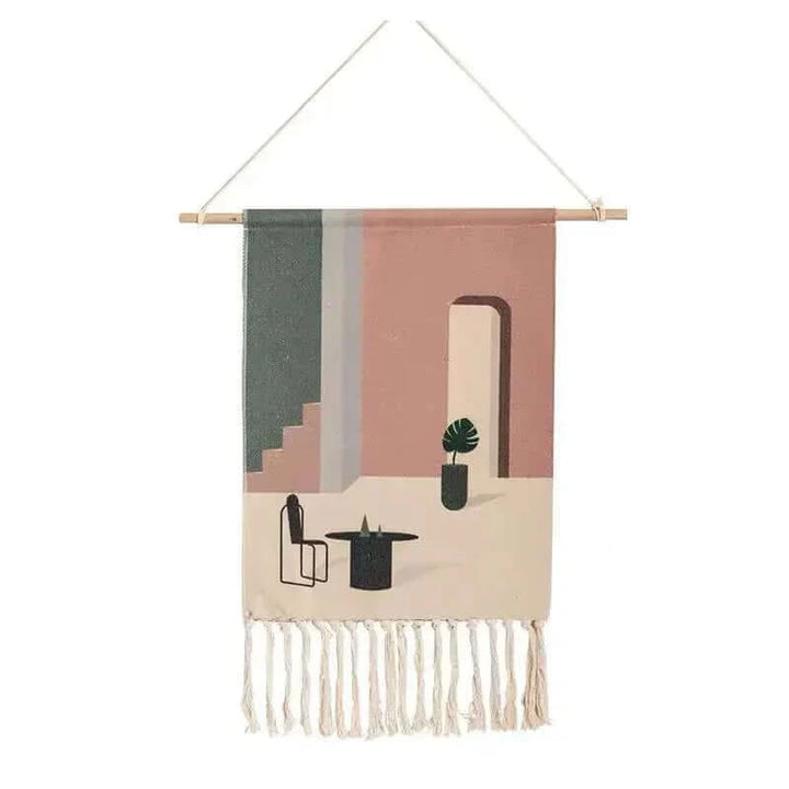 Skanto | Makrame Henge Bomulls Teppe