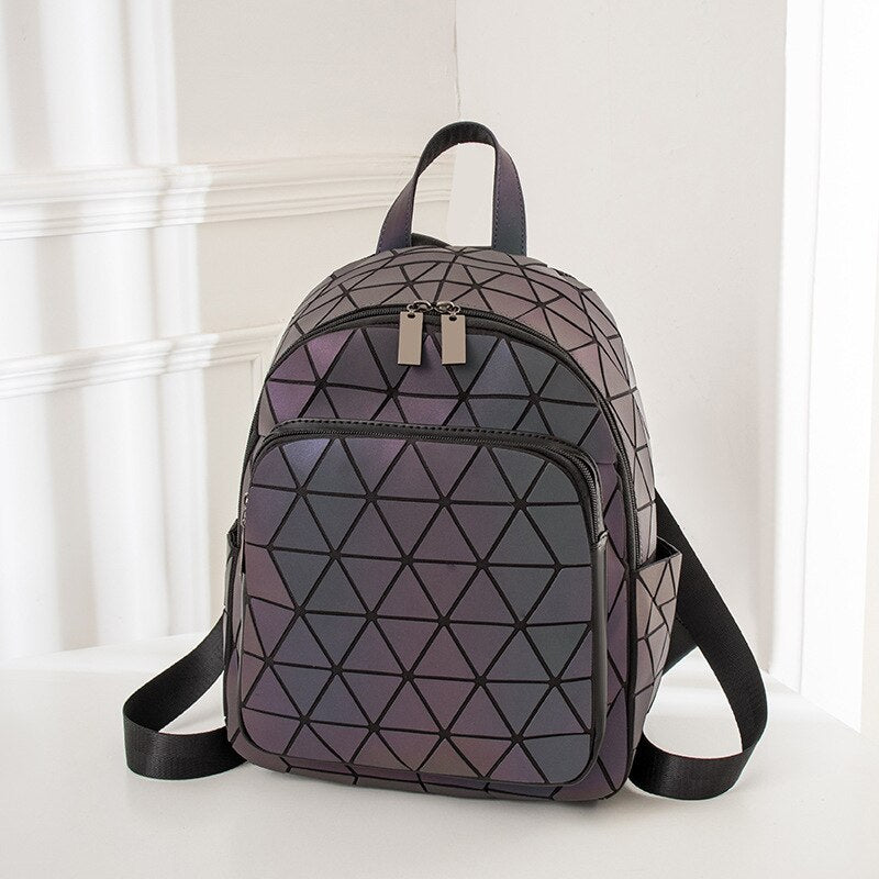 Skanto | Rainbow Rise Luminous Holographic Ryggsekk