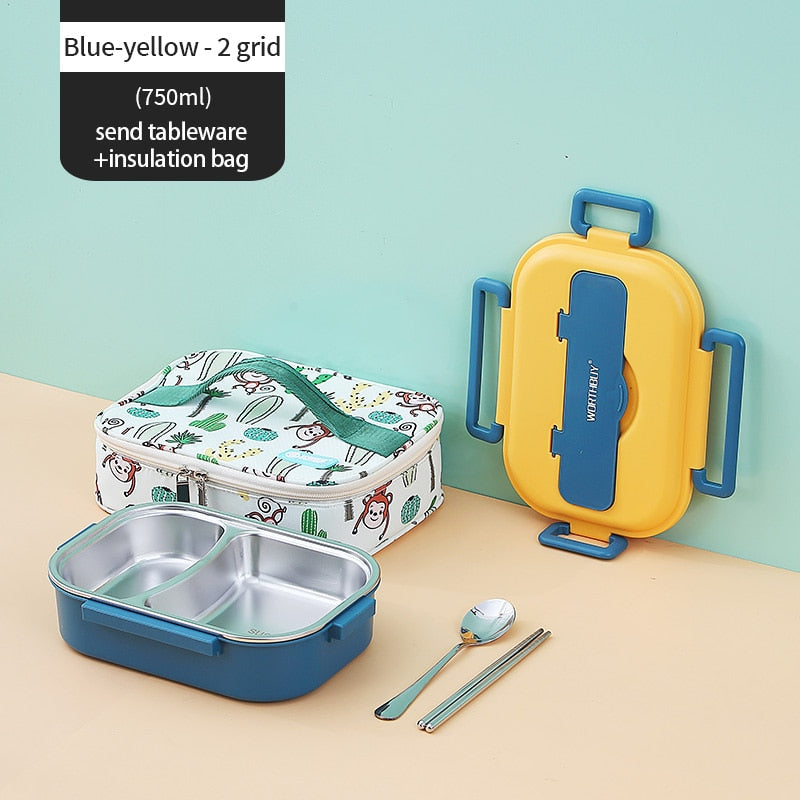 Rustfritt Stål Multi Rom Kids Matboks | Skanto