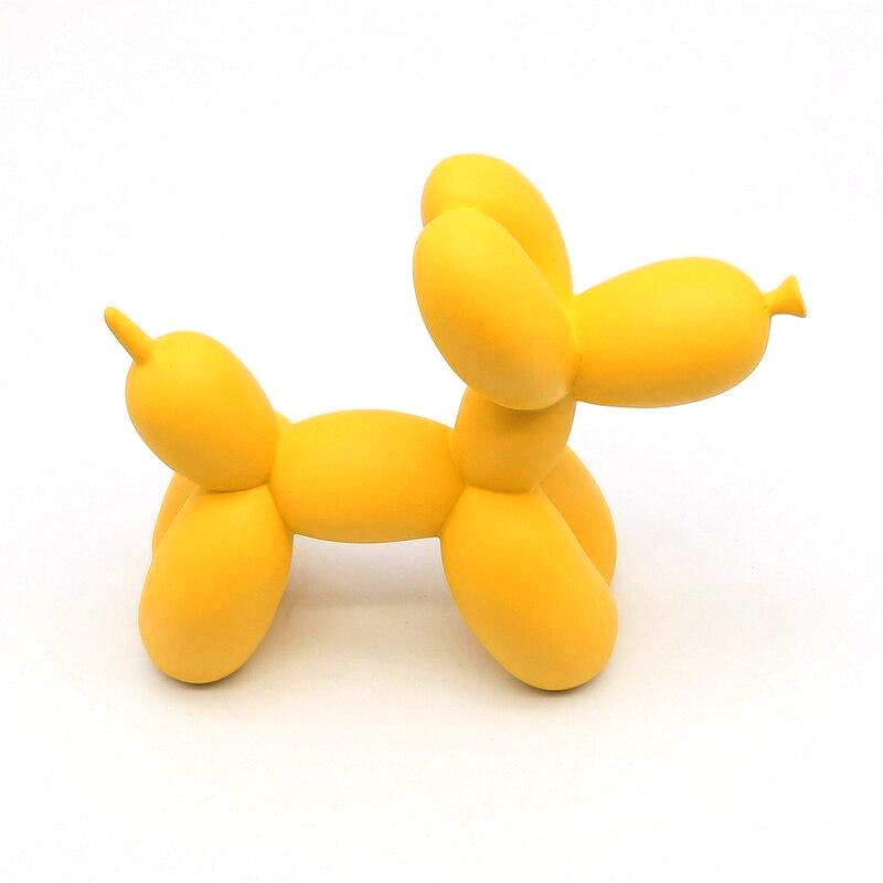 Skanto | BalloonDog Livlig Hundeskulptur | Pop-Art Dekorasjon | Moderne Hjemmetekstur | Håndlaget Statue