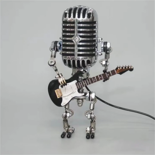 Skanto | Dimmbar Robot Bordlampe med Gitardesign