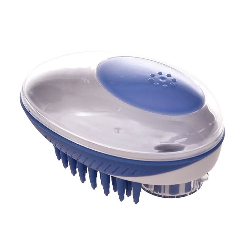 Skanto | ZORROPET – 2-i-1 MassasjeBørste med Såpedispenser for Avslappet Hundepelsstell