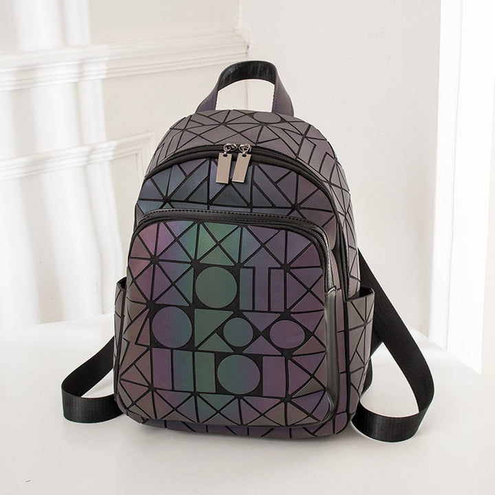 Skanto | Rainbow Rise Luminous Holographic Ryggsekk