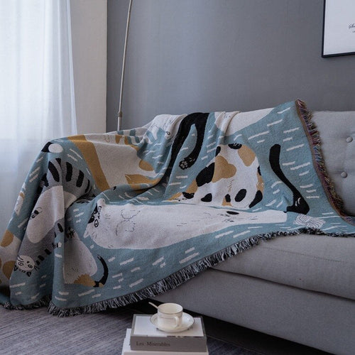 Skanto | Vintage Pumpkin Sofa Cover Blanket