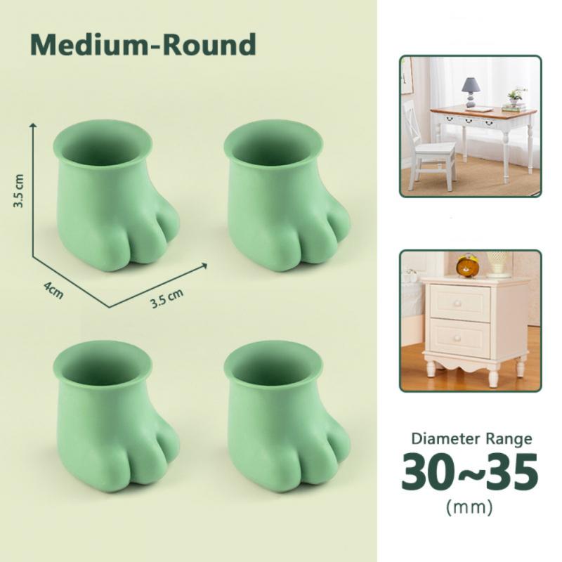 Skanto | 4Pcs Rutsikre katt poter møbelben dekselet