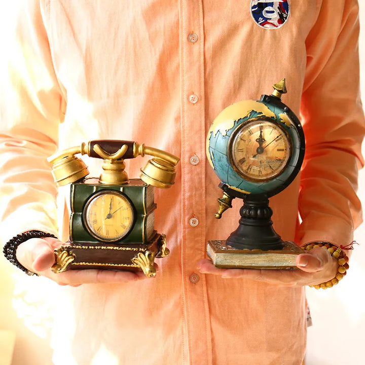 Vintage-stykker antikk stil telefonfiolin hjemdekor