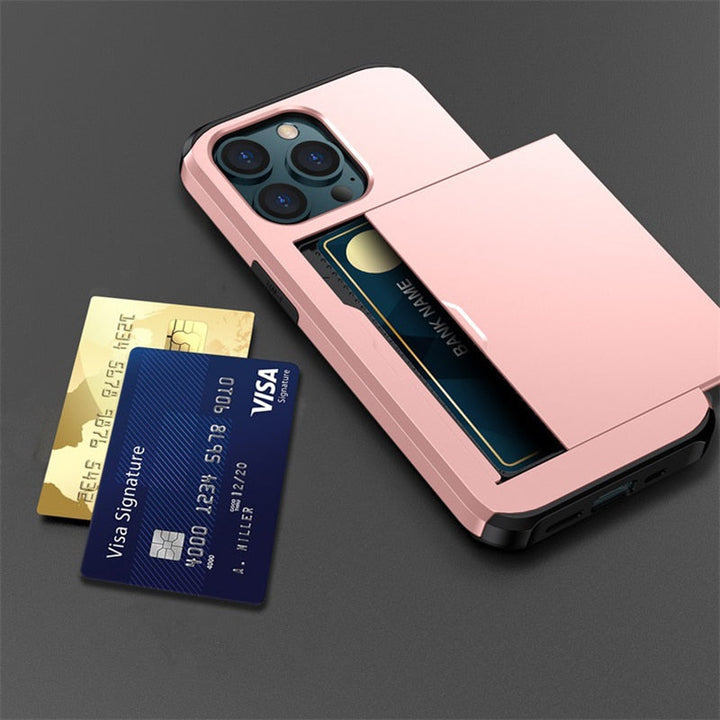 Skanto | Business Armor Slide Wallet iPhone Etui