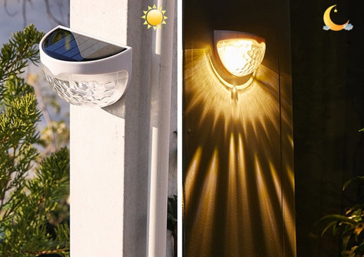 Skanto | NoirRay – Solar Vegglampe med Elegant Moderne Glød
