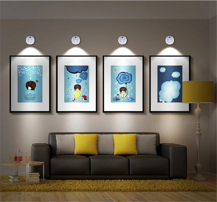 Skanto | Smart LED Fjernkontroll Oppladbart Spotlys