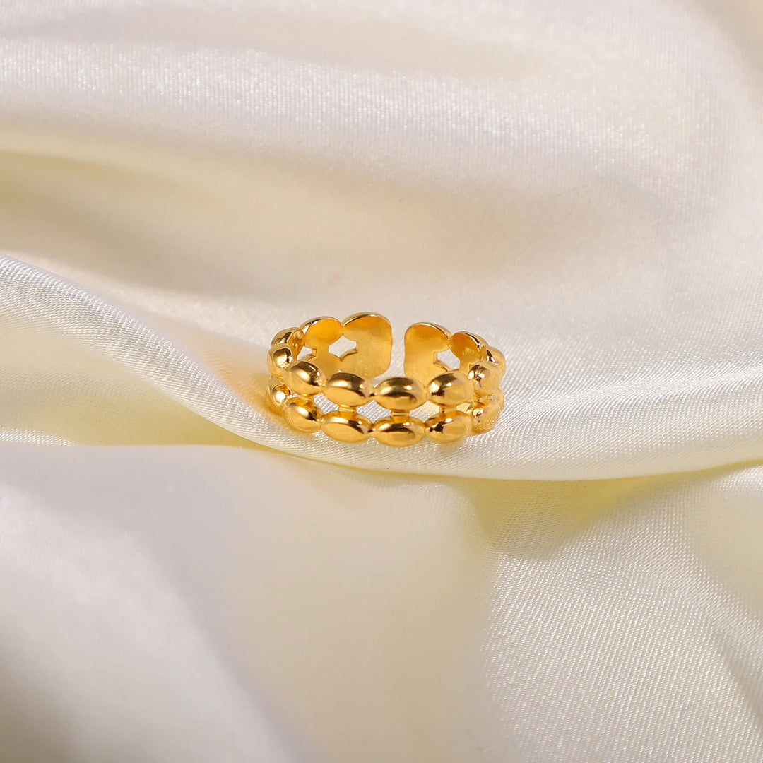 Skanto | 18k Oval Perle Ring